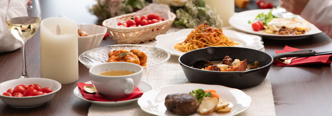 食卓に並ぶフローズンフード